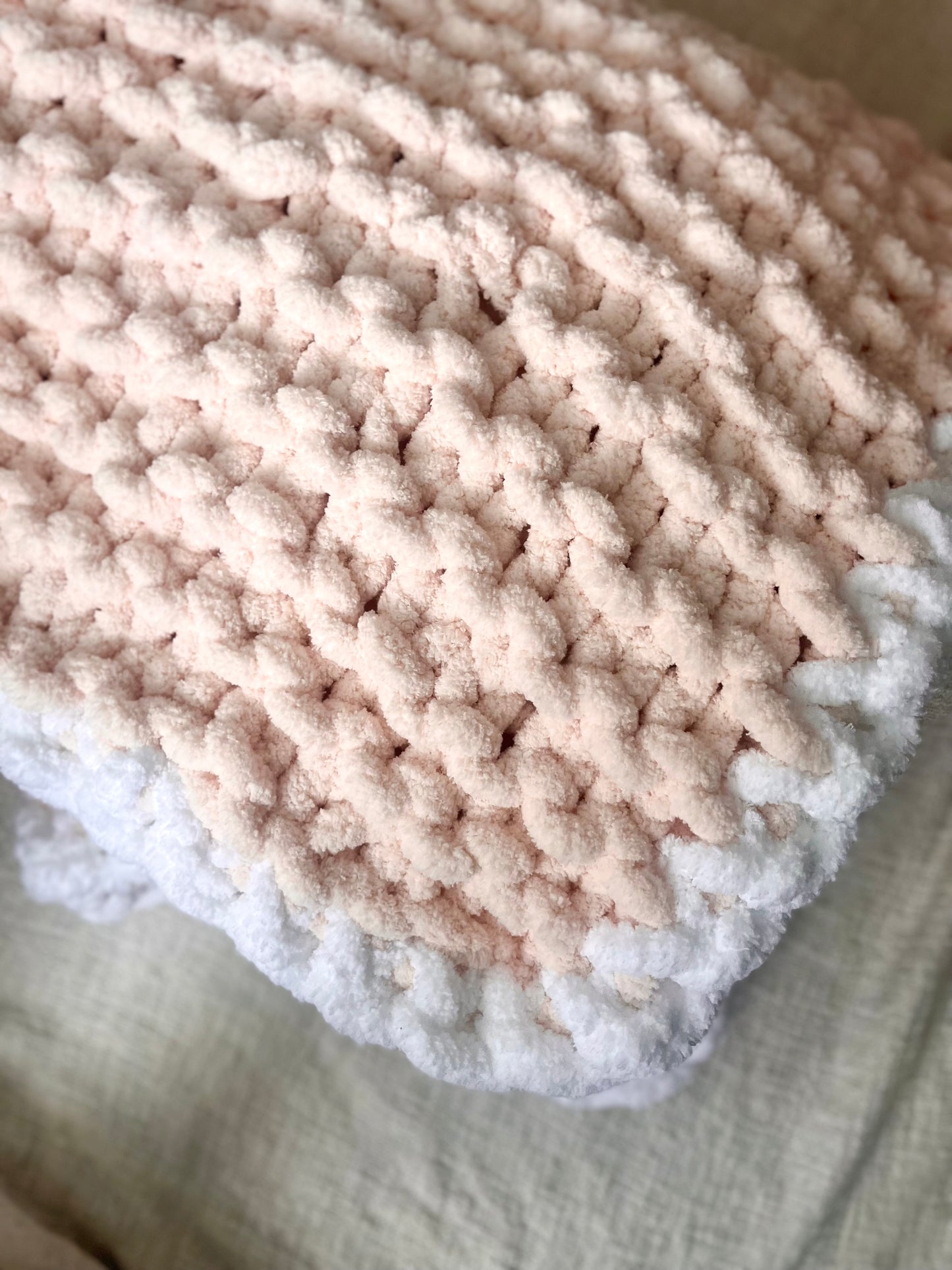 Bordered Chunky Blanket