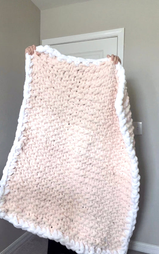 Bordered Chunky Blanket